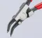 5 1/2" External 45° Angled Snap Ring Pliers-Forged Tips Knipex