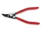 5 1/2" External 45° Angled Snap Ring Pliers-Forged Tips Knipex