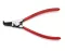 6 3/4" External 90° Angled Snap Ring Pliers-Forged Tips Knipex