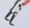 6 3/4" External 90° Angled Snap Ring Pliers-Forged Tips Knipex