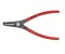 8 1/4" External 90° Angled Precision Snap Ring Pliers  Knipex