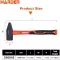 Harden Machinist Hammer With Fiberglass Handle 2.0kg