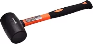 Harden 225 Grams Professional Rubber Mallet Hammer With Fiberglass Handle