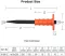 Harden 250mm Point Head Concrete Mason Cold Chisel