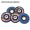 Flap Disc With Fiberglass Backing 5" Harden