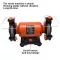 Double Wheeled Bench Grinder 8" Harden