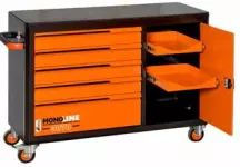 Tool Trolley With Cabinet 5 Drawers + Cabinet