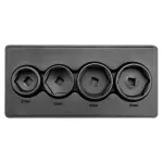 Oil Filter Sockets 4 Pcs YATO