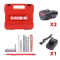 DURMIRI Cordless Drill / 12V-2.0A / Brushless +2 Battaries+ Charger