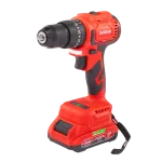 DURMIRI Cordless Drill / 21V/10mm Brushless +2 Battaries + 1 Charger