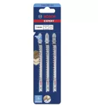 Bosch Jigsaw Blades Extra Clean For Wood Curve Cut 3Pcs