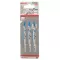 Bosch Aluminium Jigsaw Blade Silver, Pack Of 3