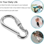 Instant Carabiner Anchor To Bars Up To 600 Lbs Load,
