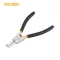 TOLSEN EXTERNAL CIRCLIP PLIERS, BENT 7"