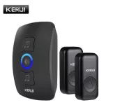 Wireless Doorbell KERUI (2 Push Buttons + 1 Plug in Receiver, 300 Meter, 60 Melodies,5 Volume Levels...