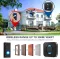 Wireless Doorbell COTINSE ( Color Black 2 Push Buttons + 4 Plug in Receivers, 400 meter 58 Doorbell chimes & 5 Volume Levels, LED Strobe )