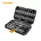 TOLSEN 46PCS 1/4″ SOCKET SET