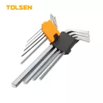 TOLSEN 9PCS EXTRA-LONG ARM HEX KEY SET
