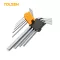 TOLSEN 9PCS EXTRA-LONG ARM HEX KEY SET