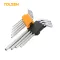 TOLSEN 9PCS TORX LONG ARM HEX KEY SET