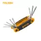 TOLSEN 8PCS FOLDING TORX HEX KEY SET
