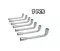 L-Shaped Socket Wrench Set 7 Pce 8-10-13-14-17-19-22 MM	WISEMANN