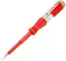 WISEUP Test Screwdriver Set 3 Pcs Heavy Duty Long Pen With Red Pouch 4" X 180mm 100-500V