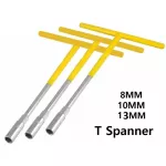 T Spanner Socket Wrench Rubber Coated T Handle (8mm-10mm-13mm) (Pack Of 3)