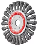 TWISTED WHEEL Wire Brush, 6" FECIN
