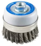 TWISTED Cup Wire STAINLESS STEEL Brush, 4" Fecin