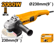 INGCO Angle Grinder 9" 2000W