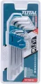 Total Short Hex Key Set 9 Pcs 1.5 -10mm