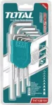 Total Short Hex Key Set 9 Pcs 1.5 -10mm