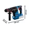 Bosch Cordless Brushless  Rotary Hammer 24mm 18v 5Ah