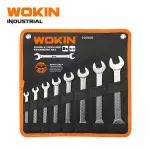 DOUBLE OPEN END SPANNERS SET 8PCS (INDUSTRIAL) WOKIN