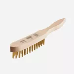 Brush With Wooden Handle And Base 4 Row Cooper