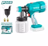 Total Cordless Spray Gun 20V Without Battery And Charger