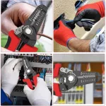 Wire Stripper, Wire Stripping Tool, High-Carbon Steel Cutting Pliers, Power Tools, Crimping, Grippin...