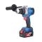 Dongcheng Cordless Brushless Drill 20v 120Nm 2 Batteries 4Ah And Charger