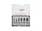 Bosch Router Bit Set 6 Pcs Straight Bits 8 Mm Shank