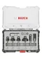 Bosch Router Bit Set 6 Pcs Trim&Edging 6 Mm Shank