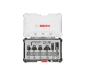 Bosch Router Bit Set 6 Pcs Trim&Edging 8 Mm Shank