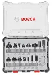 Bosch Router Bit Set 15 Pcs Mixed 8 Mm Shank