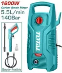 Total High Pressure Washer 140 Bar 1600W  -TGT11336
