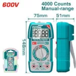 Total Digital Multimeter 600 V DC/AC - TMT536002