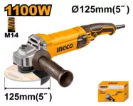 INGCO CORDED Angle Grinder 1100 W 5 "
