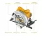 INGCO Circular Saw 7 .25 " 1400W