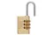 TOLSEN COMBINATION BRASS PADLOCK 30MM