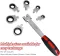 Interchangeable Flex Head Ratcheting Wrench Set 6 IN 1 8-19mm
