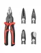Multifunctional Pliers Tool Kit 5 IN 1 With 5 Interchangeable Heads Combination Lineman Pliers ,Cable Cutting ,Wire Stripping